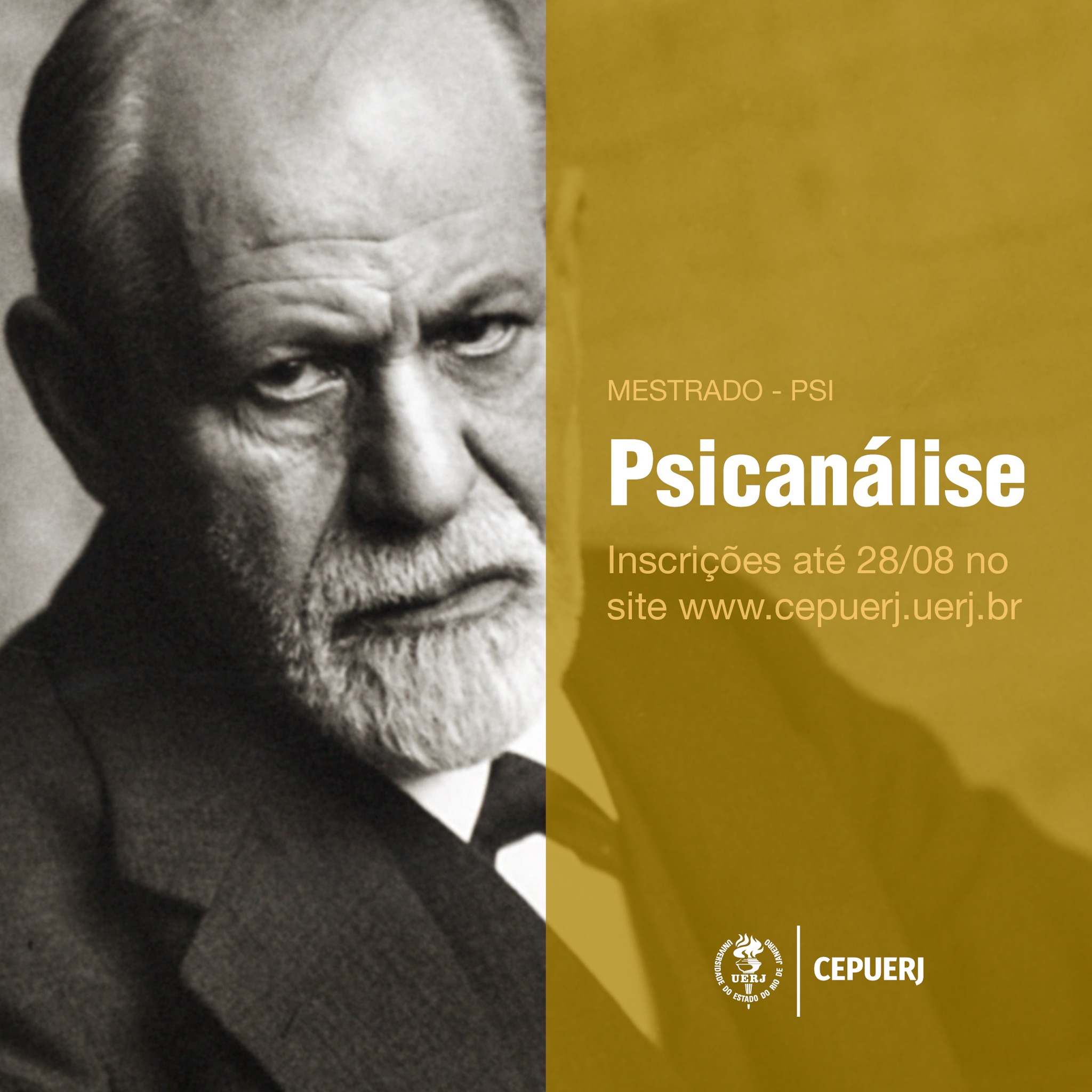 Mestrado em Psicanálise recebe inscrições até 28 de agosto
